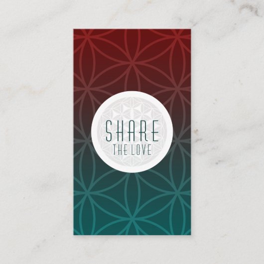 友人の対称性を参照する 紹介カード (正面)