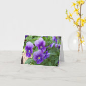 友人の庭のブランクの中のメッセージカードの変化 カード (黄色い花)