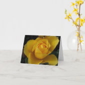 友人の庭の花の種類のメモカード カード (黄色い花)