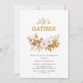 友人の感謝祭をしよう 招待状 (正面)