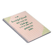 友人の感謝 ノートブック (右側)