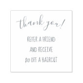 友人の手書きスタンプを参照ありがとう セルフインキングスタンプ (デザイン)