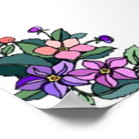 友人の手紙 ポスター (角)