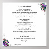 友人の手紙 ポスター (正面)