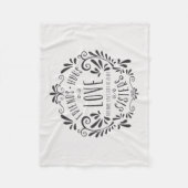 友人の抱擁愛姉妹のフリースブランケット フリースブランケット (正面)