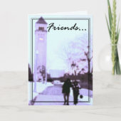 友人の挨拶状1 カード (正面)