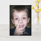 友人の挨拶状 カード (黄色い花)