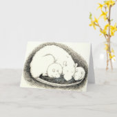 友人の暖かさ カード (黄色い花)