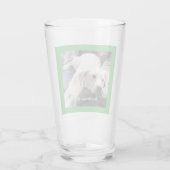 友人の横で休んでいる疲れた犬の最高の写真パパ タンブラーグラス (裏面)