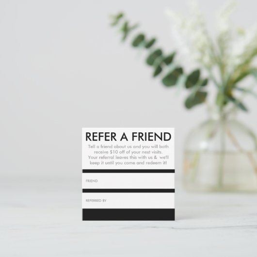 友人の正方形を参照して下さい 紹介カード (スタンド正面)