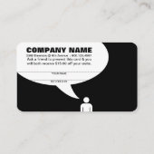 友人の漫画の泡を参照して下さい 紹介カード (裏面)