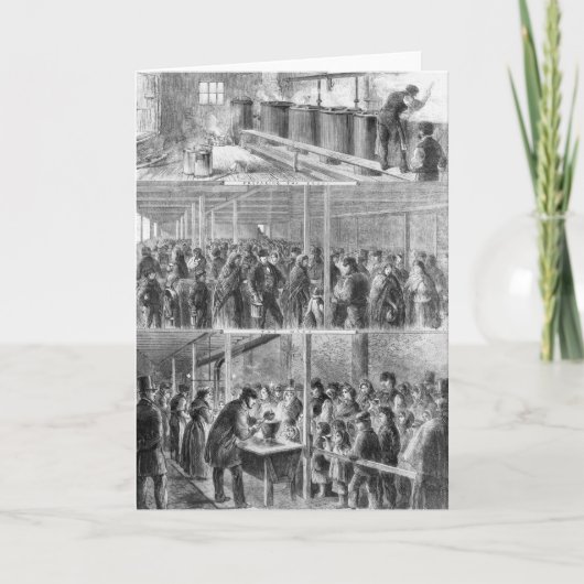 友人の無料食堂の社会 カード (正面)