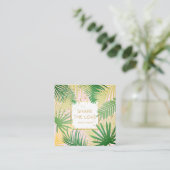 友人の熱帯紹介の顧客カードを参照して下さい スクエア名刺 (スタンド正面)