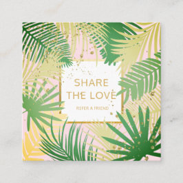 友人の熱帯紹介の顧客カードを参照して下さい スクエア名刺