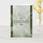 友人の症状サポートカード カード (黄色い花)