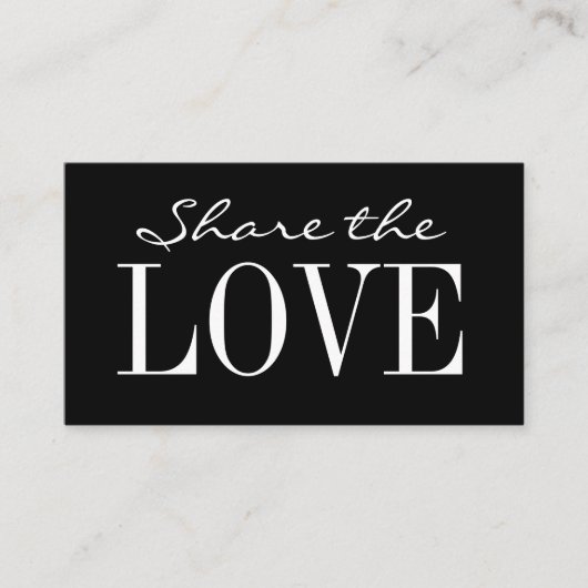 友人の白黒の紹介カードをシンプル参照する 紹介カード (正面)