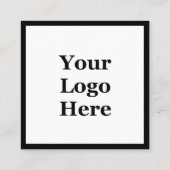 友人の白黒テンプレートを参照 紹介カード (裏面)