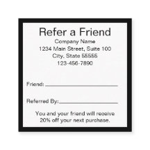 友人の白黒ビジネステンプレートを参照する