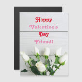 友人の磁気グリーティングカードのためのバレンタインデー (正面/裏面)