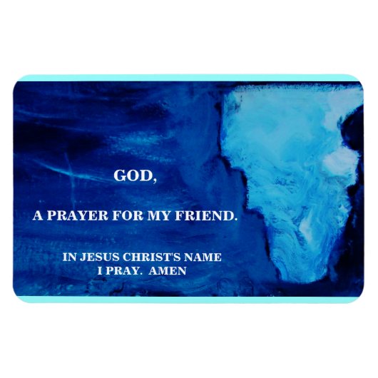 友人の祈りの言葉 マグネット (横)