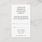 友人の神聖な幾何学を参照する 紹介カード (裏面)