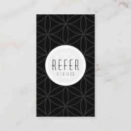 友人の神聖な幾何学を参照する 紹介カード