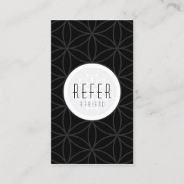 友人の神聖な幾何学を参照する 紹介カード