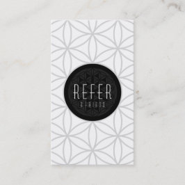友人の神聖な幾何学を参照する 紹介カード