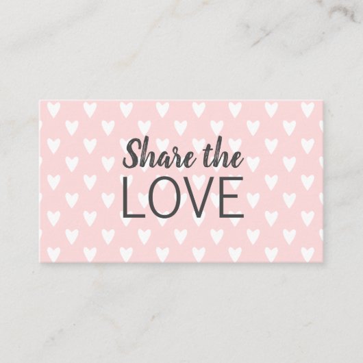 友人の粋でモダンなピンクの名刺を参照して下さい 名刺 (正面)