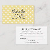 友人の粋でモダンな名刺を参照して下さい 名刺 (正面/裏面)