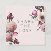 友人の紹介のサロンの店の顧客カード・セットを参照して下さい 紹介カード (正面)