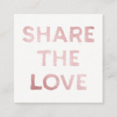 友人の紹介のサロンの顧客カード・セットを参照して下さい 紹介カード (正面)