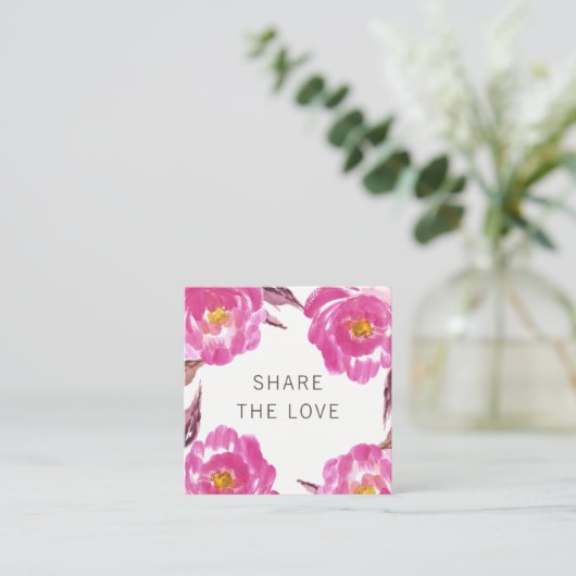 友人の紹介のサロンの顧客カード・セットを参照して下さい 紹介カード (スタンド正面)