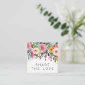 友人の紹介のサロンの顧客カード・セットを参照して下さい 紹介カード (スタンド正面)