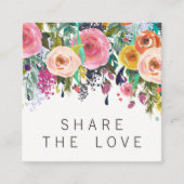 友人の紹介のサロンの顧客カード・セットを参照して下さい 紹介カード (正面)