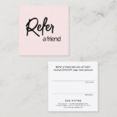 友人の紹介カードを参照する 紹介カード (正面/裏面)