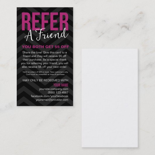 友人の紹介カード名刺を参照して下さい 紹介カード (正面/裏面)