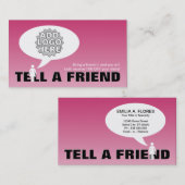 友人の紹介漫画 紹介カード (正面/裏面)