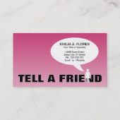 友人の紹介漫画 紹介カード (裏面)