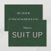 友人の結婚式場でプロポーズするためのカード サンキューカード (正面/裏面)