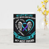 友人の自殺を悼んで 自殺予防啓発 カード (黄色い花)