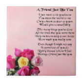 -友人の詩のタイルは上がりました タイル (正面)