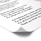 友人の詩、真の最高の友人の贈り物の引用文 ポスター (角)