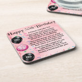 友人の詩-第50誕生日 コースター (左側)