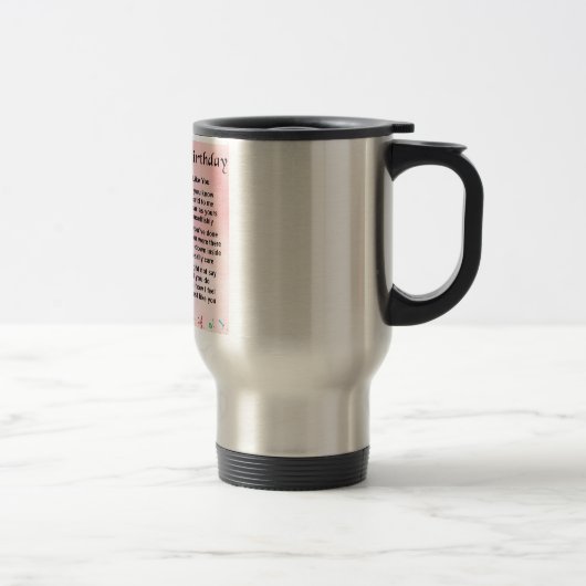 友人の詩-第50誕生日 トラベルマグ (右)