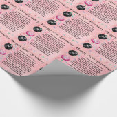 友人の詩-第50誕生日 ラッピングペーパー (角)