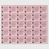 友人の詩-第50誕生日 ラッピングペーパー (フラット)