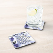 友人の詩-第70誕生日 コースター (右側)