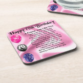 友人の詩-第70誕生日 コースター (左側)