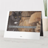 友人の誕生日の挨拶 カード (裏面)